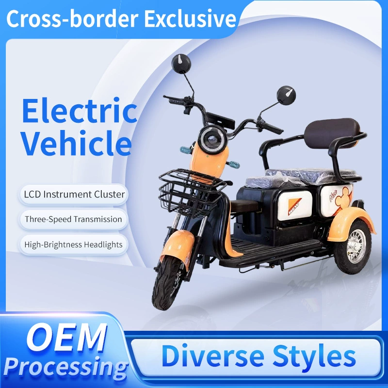 2-Seater Mini Electric Tricycle for Seniors