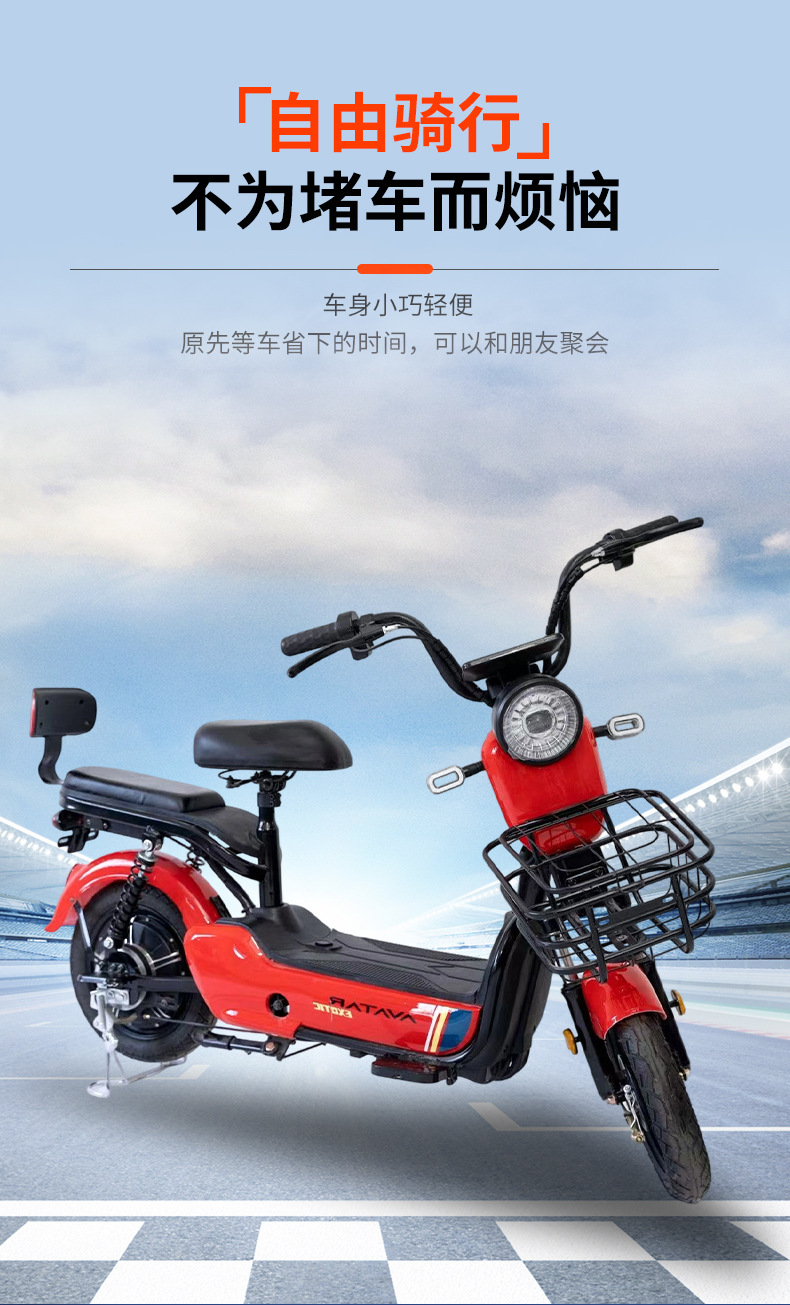 AVATAR EXOTIC 2-Seater Light Electric Bike